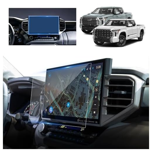 BSTW 2024 Tundra Screen Protector for 2022-2026 Tundra/Sequoia 3rd Gen 14 inch Touchscreen for 2024 Toyota Tundra Accessories Anti-Scratch Tempered Glass Protective Film