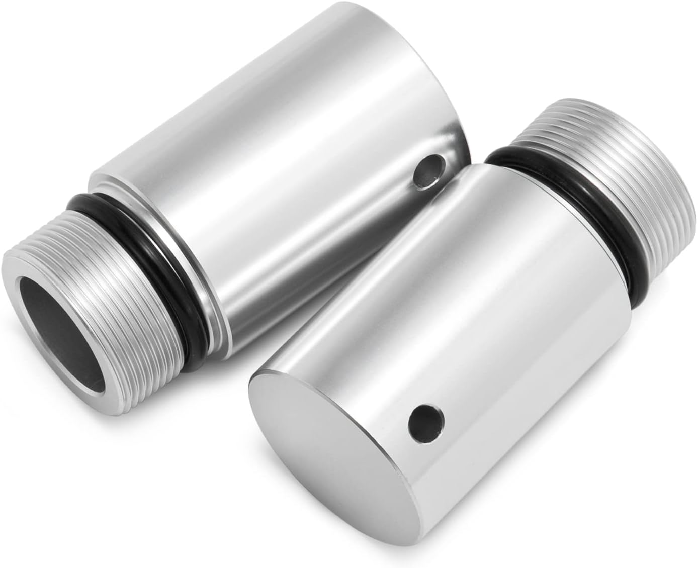 TOFR 39mm Fork Tubes 2" Extensions for Harley Dyna Super Glide Softail Low Rider 94-up Sportster 88-up Low Rider Super Glide 87-93 Fork End Extension