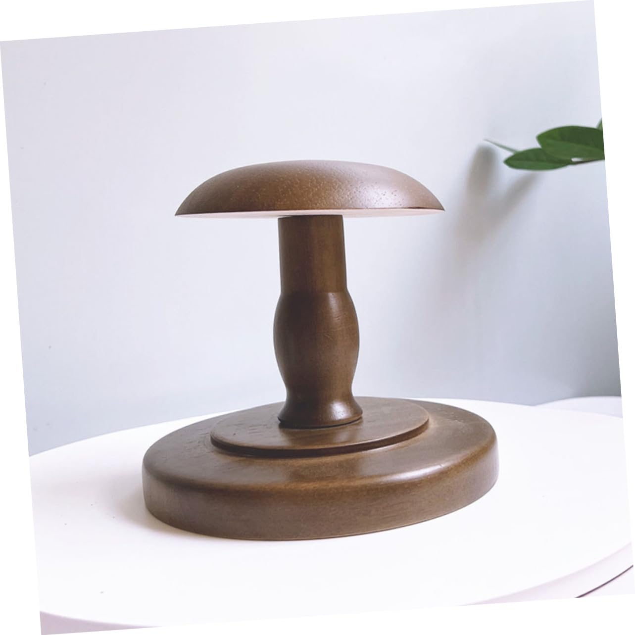 Angoily Wood Hat Display Holder Hat Rack for Shelf Desktop Hat Stand Hat Holder Display