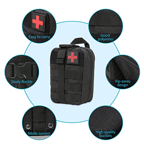 Sac médical tactique haute résistance avec attaches Molle robustes