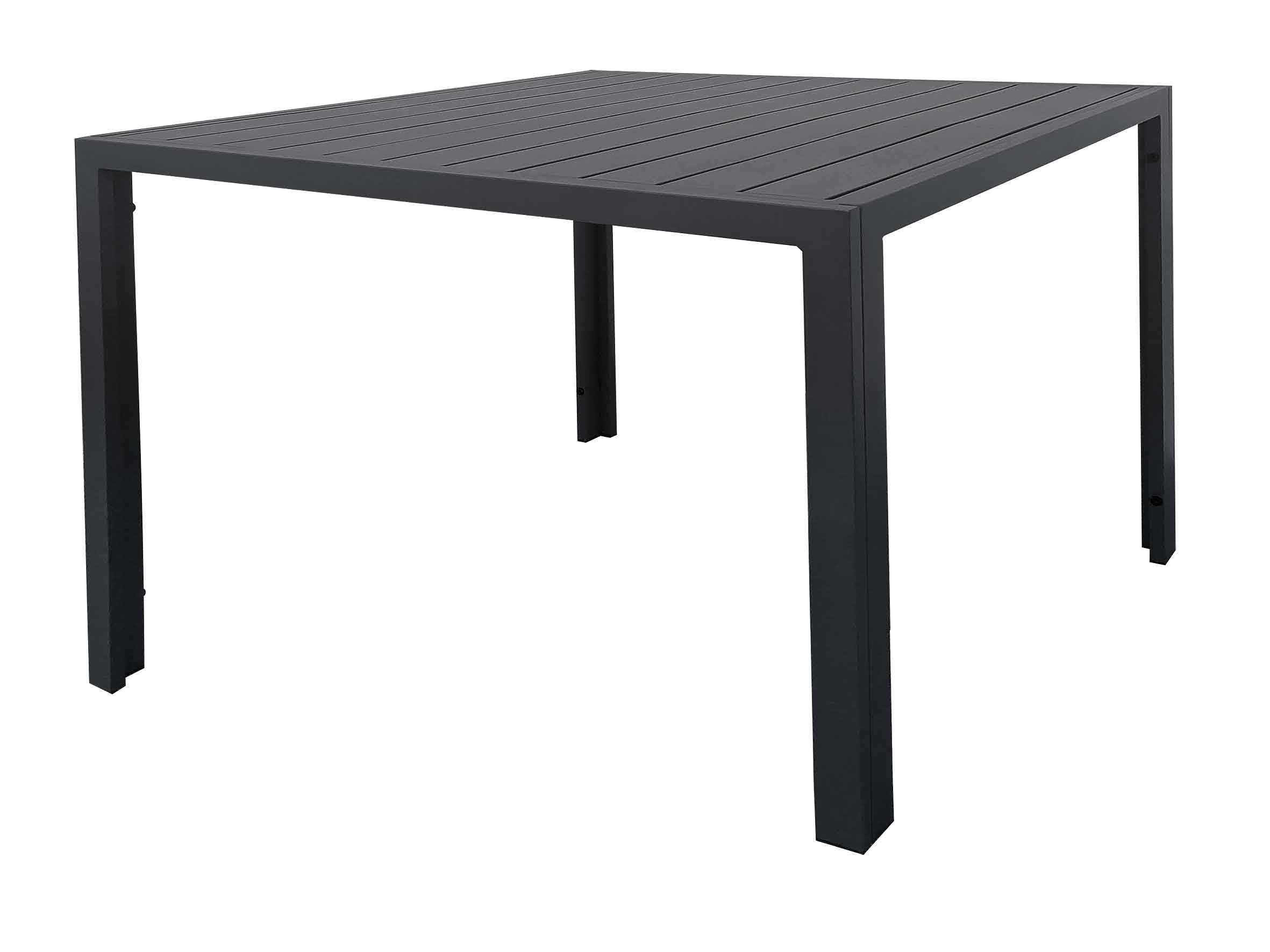 AVANTI TRENDSTORE Copiano - Tavolo da esterno in alluminio di colore antracite, perfetto come tavolo da pranzo all'aperto. Misure: 90x75x90 cm