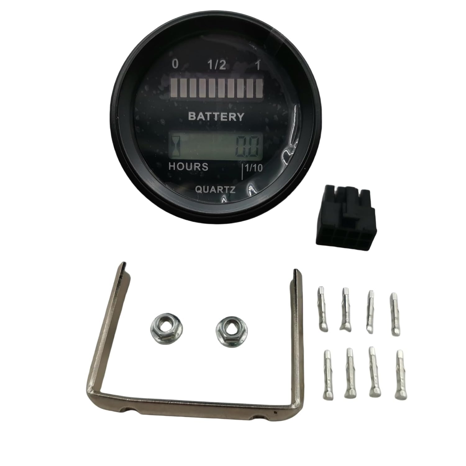 2440904140 Hour Meter, Digital Battery Indicator Gauge with Hour Meter HA2440904140 Compatible with Haulotte Star 10, Optimum 8, Compact 10