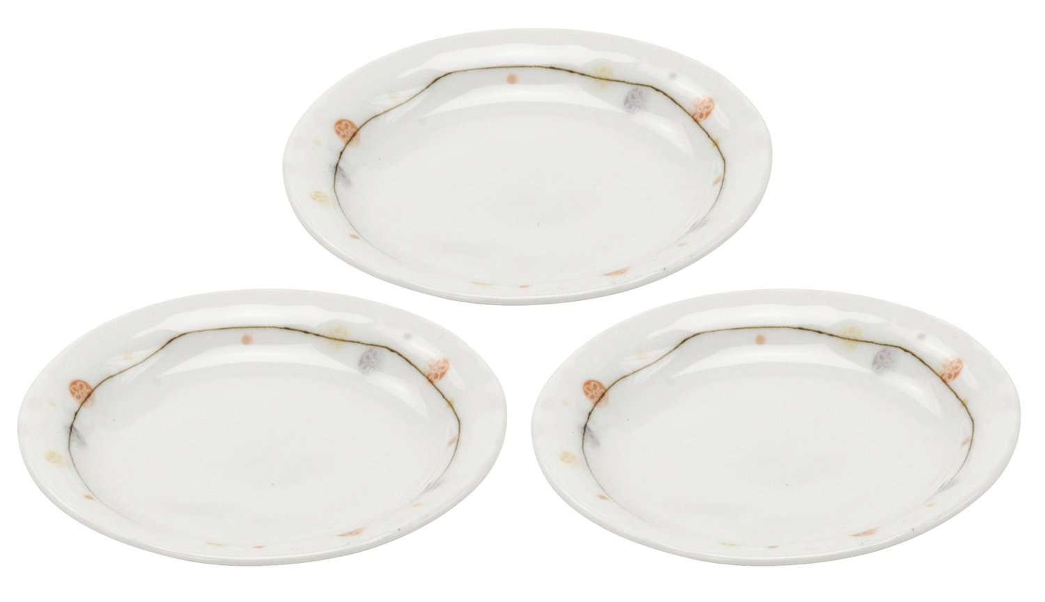 美濃焼　はなてまりボール　3個組 Amazon｜美濃焼 小皿 取り皿 3枚セット 花てまり 約直径12cm 食器