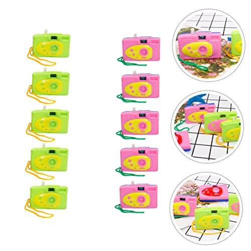 Toyvian 10 Pçs Miniaturas De Brinquedo De Câmera De Projeção Mini Câmera Suprimentos De Estofamento