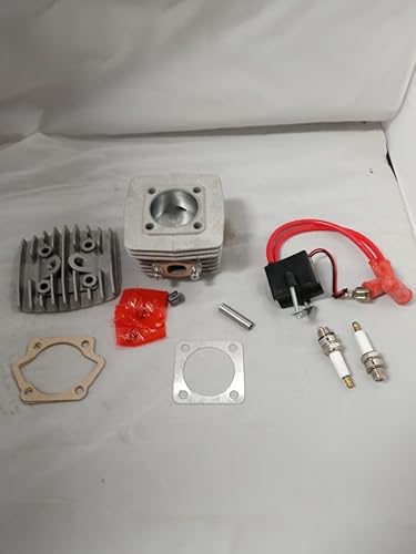 LD100 100cc Rebuild Set with Dual Spark CDI for YD100 Motorized Bicycle Engine (Window Piston)
