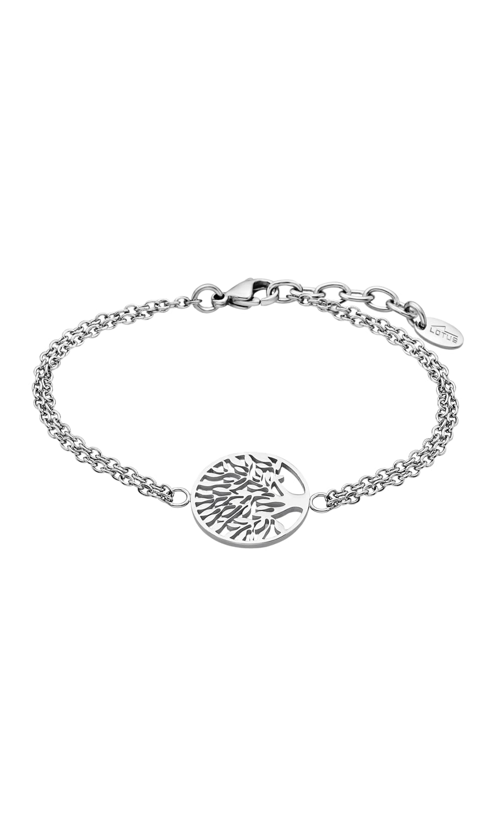 LOTUS STYLE LS1898-2/1 - Pulsera de acero para mujer, árbol de la vida