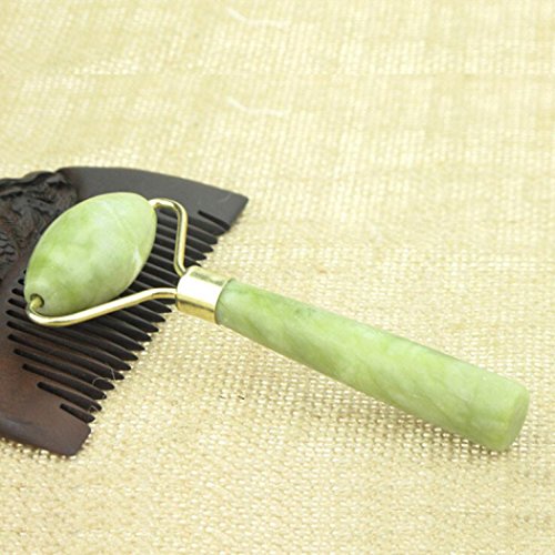 LtrottedJ Facial Massage Jade Roller ，Face Body Head Neck Nature Beauty Devices