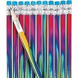 Fun Express Tie-Dyed Pencils - 24 Pieces