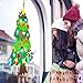 Christmas Decorations, DIY Felt Christmas Tree with LED Lights for Toddlers & Kids, Felt Christmas Tree for Kids Wall，Kids Christmas Gifts