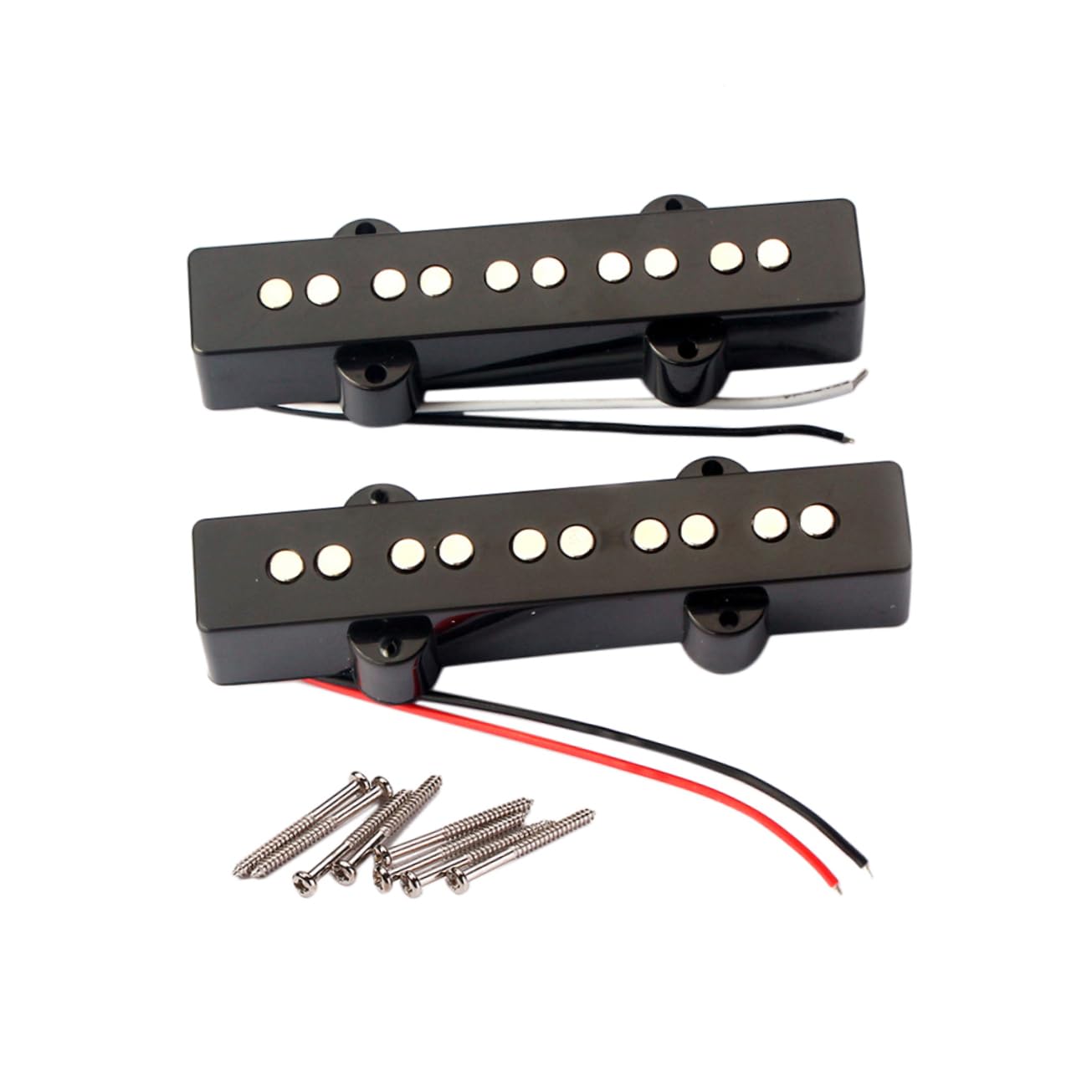 SUPVOX 5 String Bass Parts Black Bass Neck Bass Pickup Electric Bass Guitar Pickups Open Bridge Pickup Bass Guitar Pickup Part Bass Guitar Parts