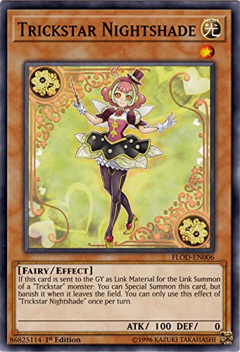 Trickstar Nightshade - FLOD-EN006 - Common - 1st Edition - Flames of Destruction