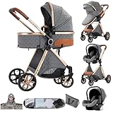 poussette landau corolle 【Poussette 3 en 1 Polyvalent】 Cette pousette 3 en 1 est méticuleusement conçue pour s'adapter parfaitement aux besoins en évolution de votre bébé. Cette poussette adaptable peut être ajustée de manière transparente entre les modes pour répondre à une variété de besoins de votre bébé: poussette, carrycot et siège, ce qui pourrait fournir une polyvalence optimale au confort et à la commodité de votre bébé.
