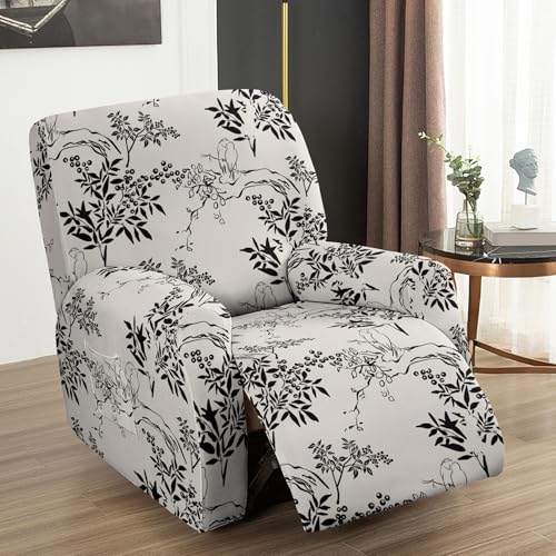 Image of Eco-Ancheng Recliner Slipcovers 4-Pieces Lazyboy Recliner Covers Recliner Couch Covers Recliner Chair Cover Non Slip Reclining Slipcovers with Storage Pockets Furniture Protector for Living Room,17