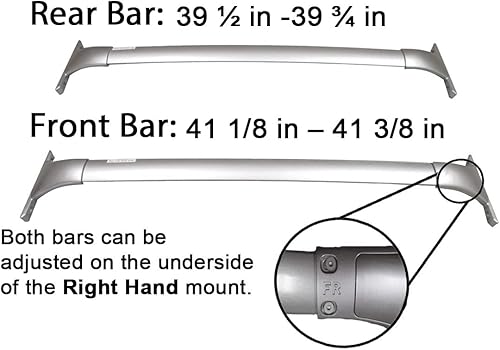 Miniatura 5 de BRIGHTLINES - Barra transversal para techo compatible con Nissan Rogue 2014-2019