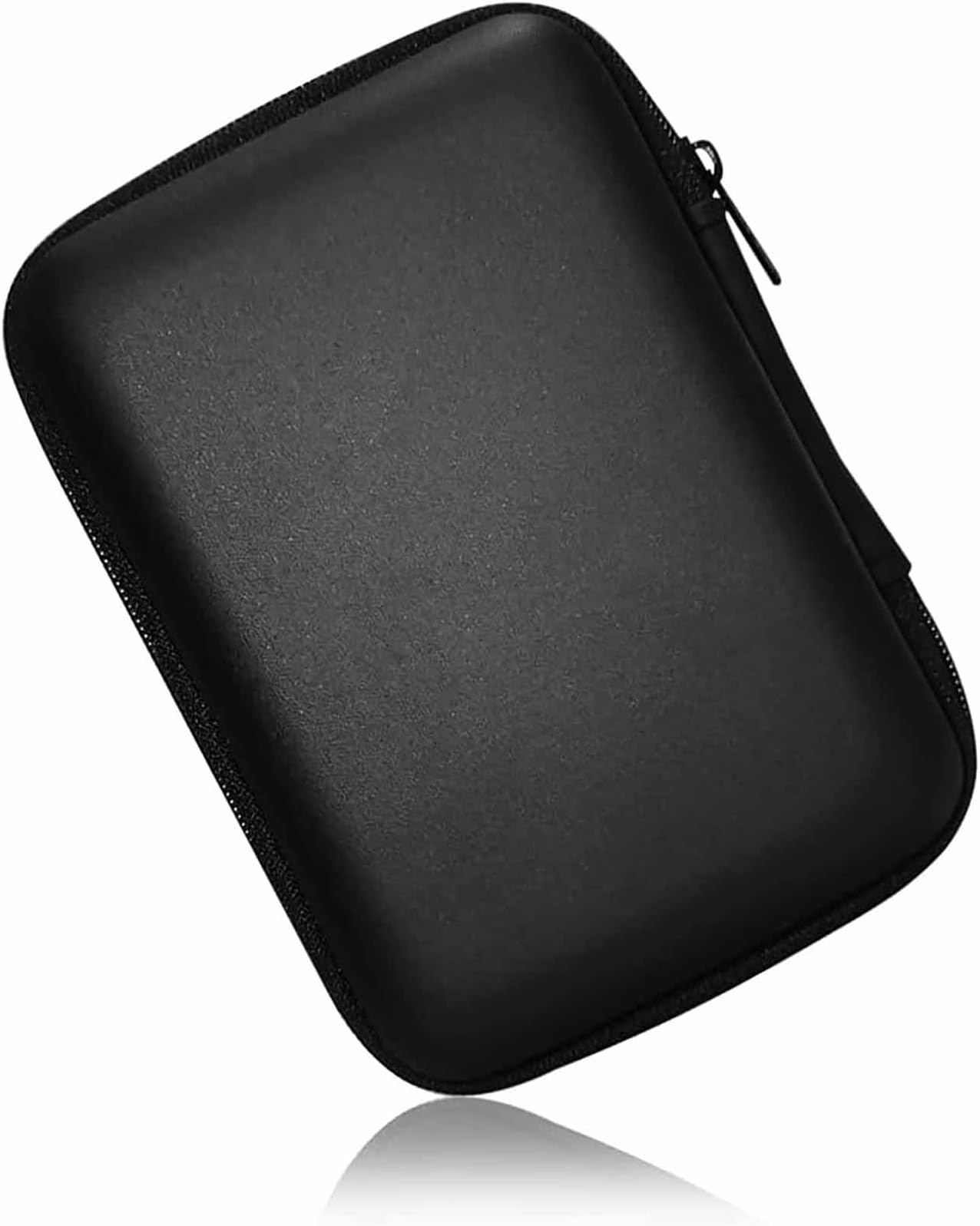 Tazweeq Hard Drive Carrying Case Storage Organization Bag, Multi-Purpose Universal Carrying Case, 2.5'' EVA Shockproof Travel Case (Black)