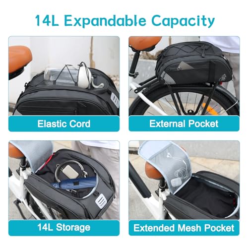 YEEGO 14L Expandable Bike Bag
