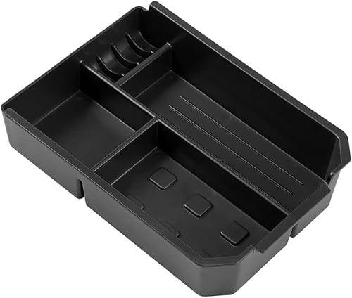 JSCARLIFE Bandeja organizadora de consola central de automóvil compatible con Toyota RAV4 2013-2018, accesorios interiores, reposabrazos consola de