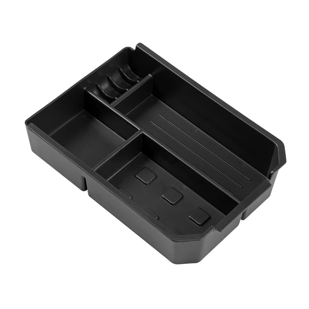 Car Center Console Organizer Tray Compatible with Toyota RAV4 2013-2018 Interior Accessories Armrest Console Insert Box ABS Secondary Storage