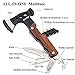 Multitool Axe Hatchet, Halloween Personalized Pocket Gift for Men, Tool Unique Survival Gear with Knife, Opener, Screwdriver Kit, Cool Gadgets Unique Multi-Tool for Camping, for Boyfriend, DAD