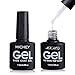 MIYOUNE BASE COAT & NO WIPE TOP COAT Set,UV Gel Nail Polish, 2pcs, 0.25 fl oz