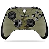 MightySkins Skin Compatible with Microsoft Xbox One X Controller - Army Star | Protective, Durable, and Unique Vinyl Decal wrap Cover | Easy to Apply, Remove, and Change Styles | Made in The USA