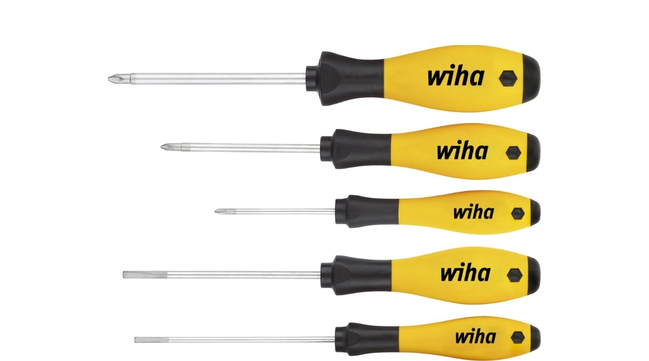 WIHA 27252 - Juego de destornilladores SoftFinish ESD 302ESDHK501 SoftFinish Cod. 302ESDHK501