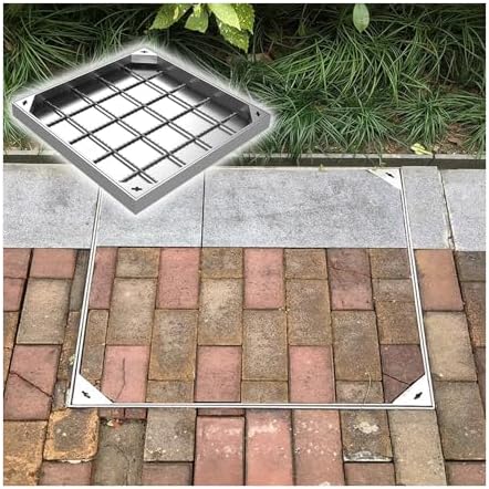 Custom Invisible Manhole Cover - Decorative Septic Tank Lid for Patios, Gardens, Driveways, Sidewalks - Custom Size (39.4x39.4in/100x100cm) - Durable & Stylish Solution