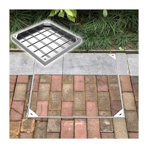 Couvercle de fosse septique haut de gamme 100x100 pour terrasse moderne