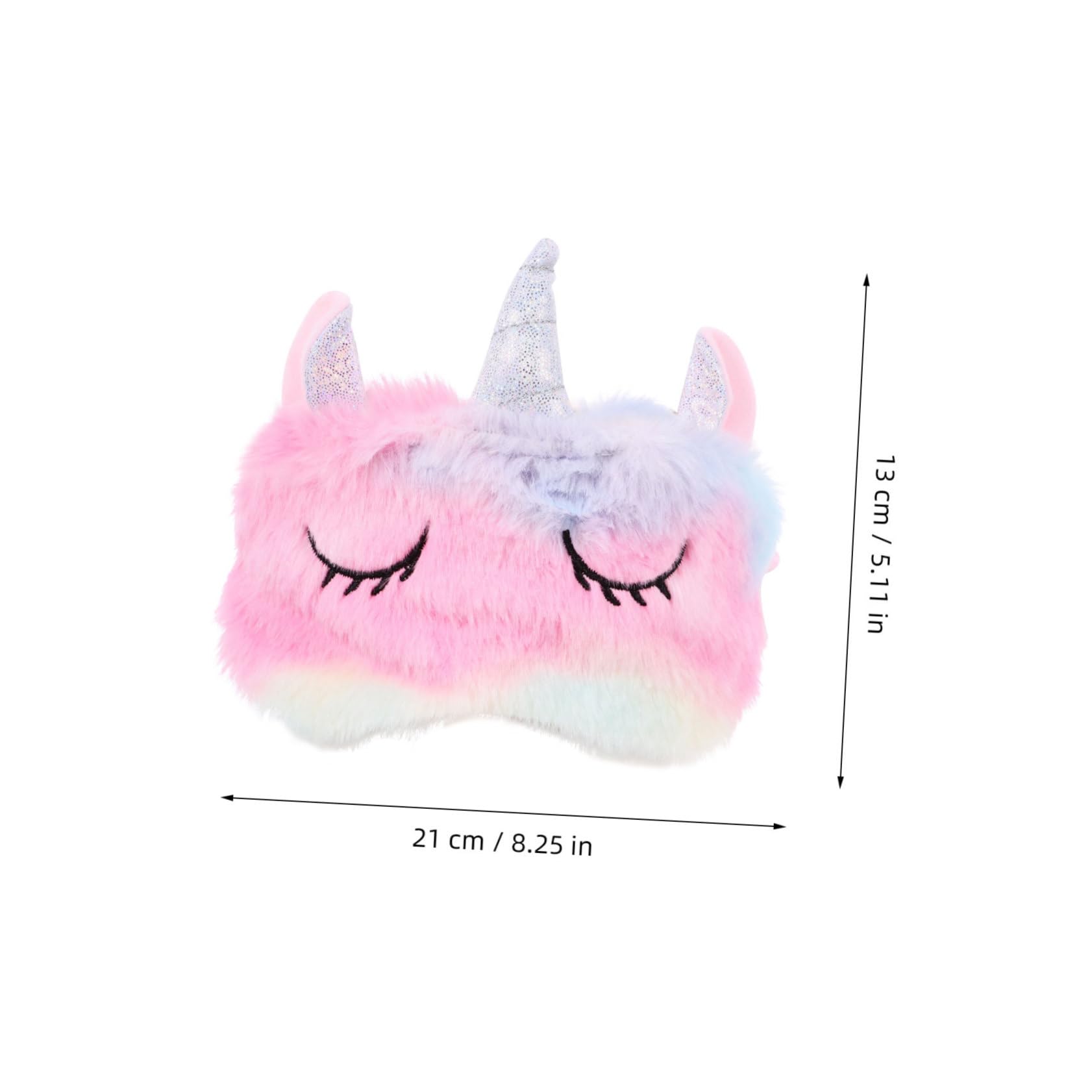 FOMIYES 3 Sätze Einhorn Augenklappe Schlafmaske Für Süßer Schlaf Schlafmaske Mit Kopfhörern Gesicht Augenmaske Schlafen Reise n-cartoon Baumwolle 6 Stücke * 3