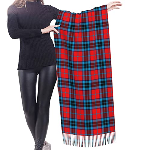Winter Warm Wrap Shawl Ancient Tartan Of The Scottish Clan Mactaggart Print Scarves Blanket Scarf For Women Men2