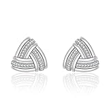 DIAMANTIO ラブノットイヤリング 14K 2, チタンスチール。, 宝石なし