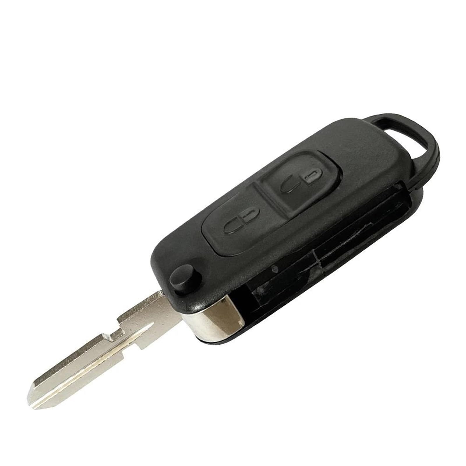 Carcasa de llave para Mercedes W203 W202 W124 repuesto de 3 botones sin electrónica