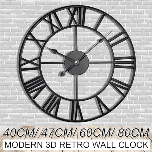 Horloge Murale Silencieuse en Métal : Fini le Tic-Tac Stressant - 3