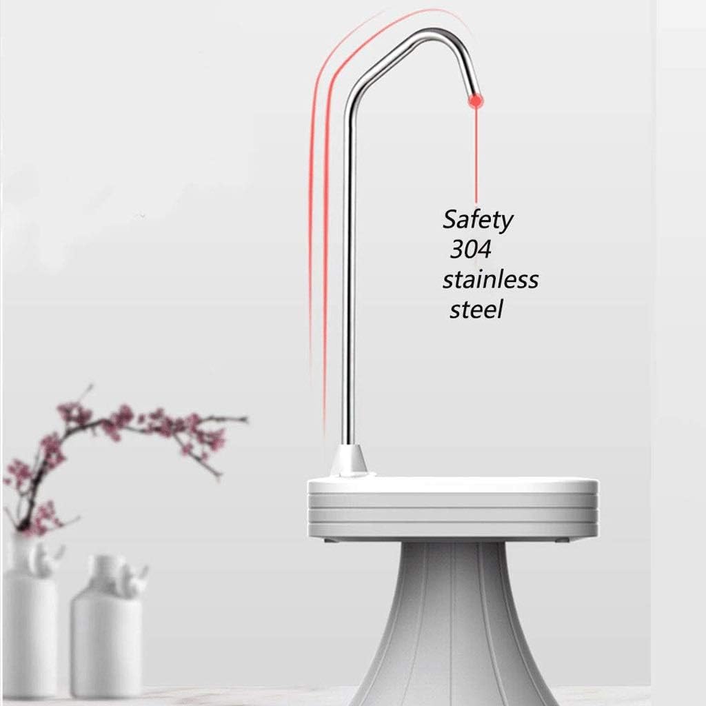Bottle Water Pump, Electric Drinking 5 Gallon Charging Portable Dispenser Switch for Home Kitchen Office