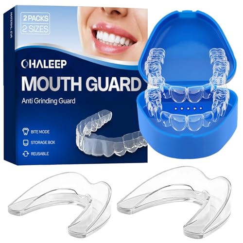OHALEEP Anti Grinding Mouth Guard for Clenching Teeth at Night, Teeth Grinding Mouthguards for...