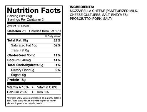 Fiorucci, Panino, Prosciutto & Mozzarella, 5 Oz #TOP2