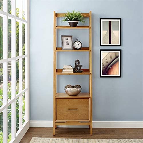 Crosley Furniture Landon Small Etagere Bookcase, Acorn #TOP5
