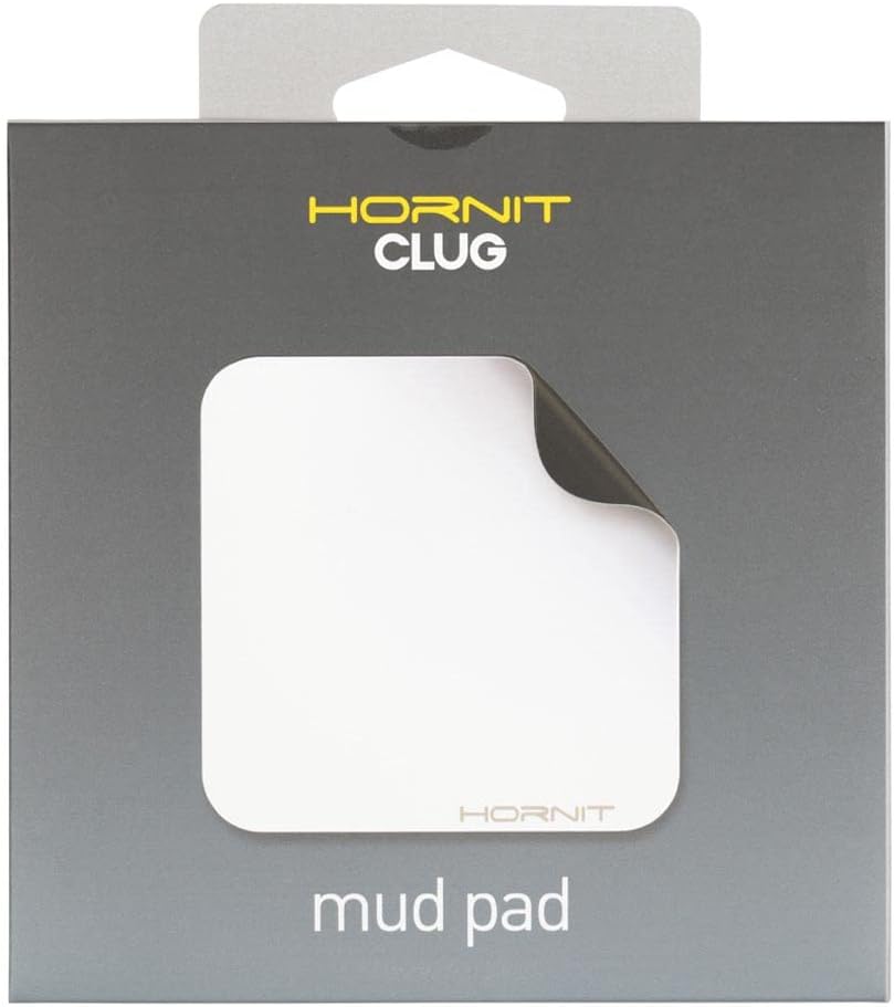 CLUG Mud Pad - Protects your walls from tire marks, uses micro-suction to stick without leaving residue or damaging paint (Large (MTB))