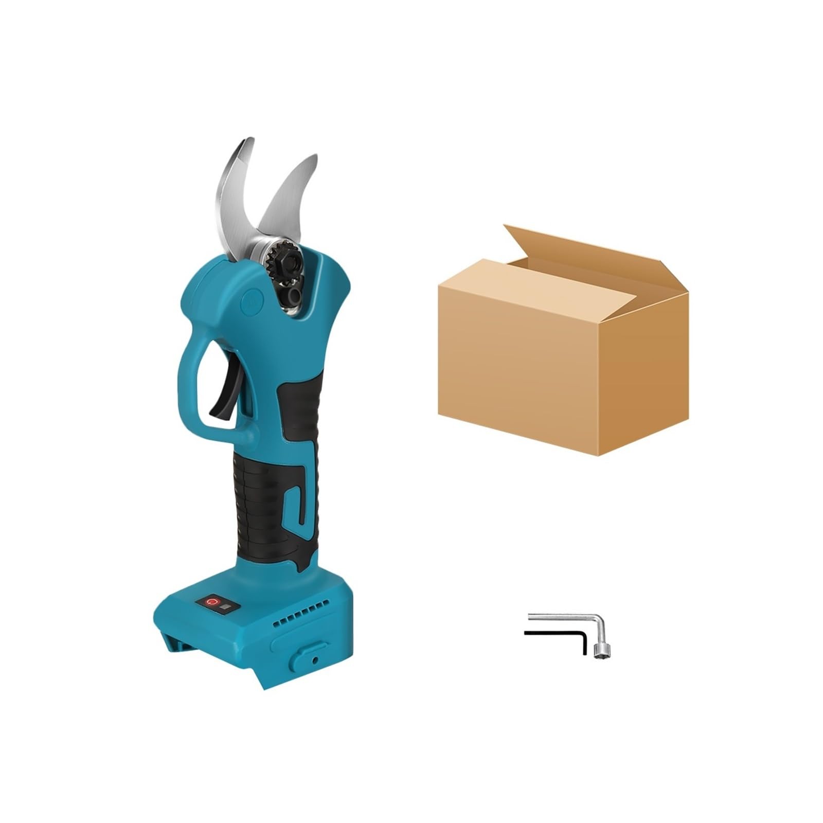 Tijeras de podar sin escobillas de 21V, batería recargable de 1500mAh, cortador de ramas de árboles de 30mm, herramienta de poda de bonsái,Serie profesional(Type A No Battery)