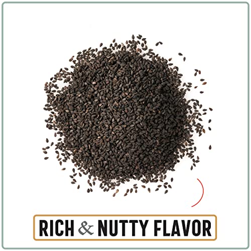 One In A Mill Organic Black Sesame Seeds | Rich & Pure Black Sesame Seeds For Salad Dressing, Baking & Cooking | Non-Gmo, Vegan & Certified Kosher 2Lb Sesame Seed Pack #TOP2