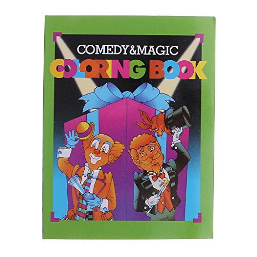 MonkeyJack Funny Coloring Book Comedy Magic Books Close-up Street Magic Tricks Grimoire Spellbook for Kids Stage Puzzle Toy
