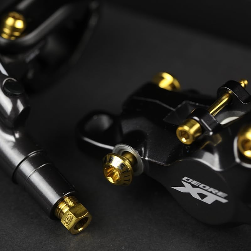 Titanium Alloy Mountain Bike Kit Screws for Shimano XT M8100M7100 Gear and Brake Sets