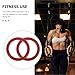 BESPORTBLE 2Pcs Heavy Duty Abs Gymnastics Rings for Pull-up Strength Training Indoor Outdoor Workout Rings for Men and Women Fitness Convenient Sports Equipment for Stretching and Muscle