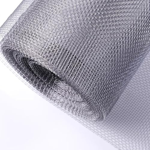 Grillage métallique tissé stop insectes, filtre acier inoxydable 19 mailles pour fenêtre 1x7m