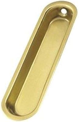 Deltana FP828U3 4-Inch x 1-Inch x 1/2-Inch Solid Brass Flush Pull