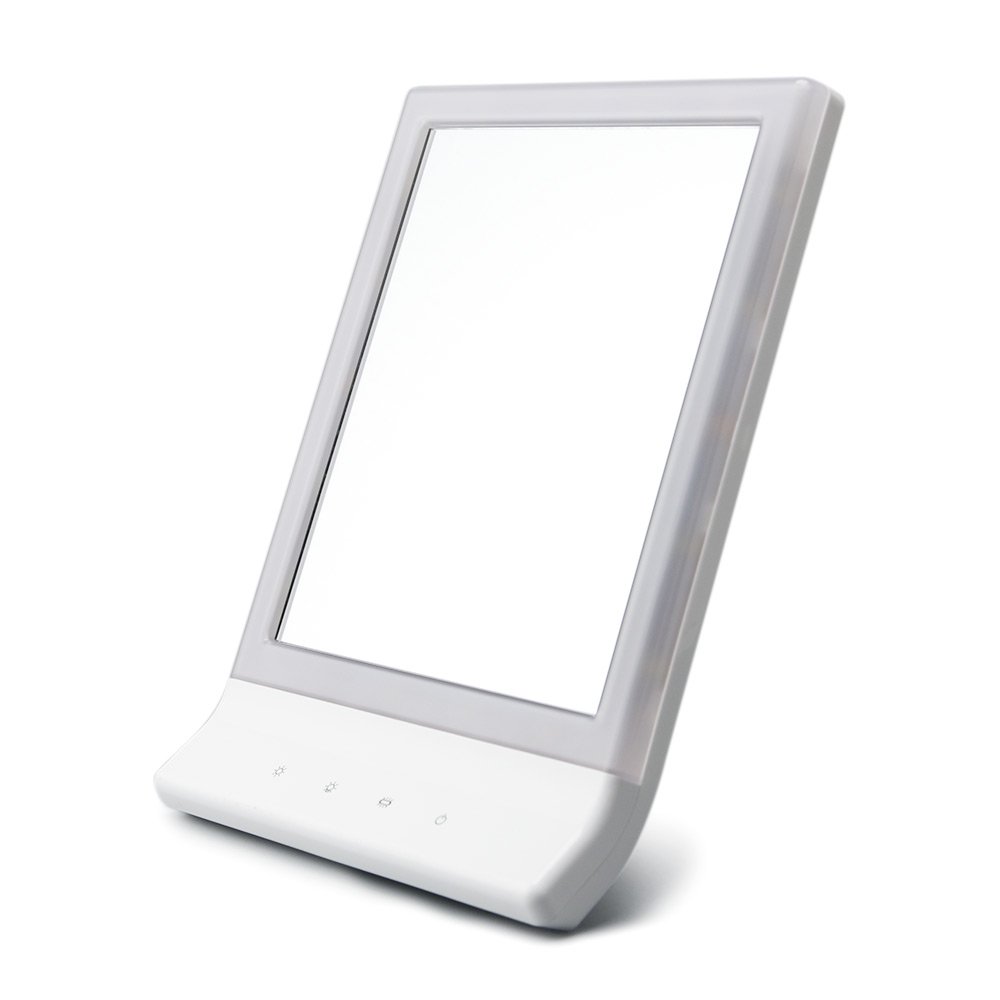 MaisonMaxx LED Lighted Makeup Mirror,Touch Control Cosmetic Mirror with USB Charging Wall Mount Makeup Mirror