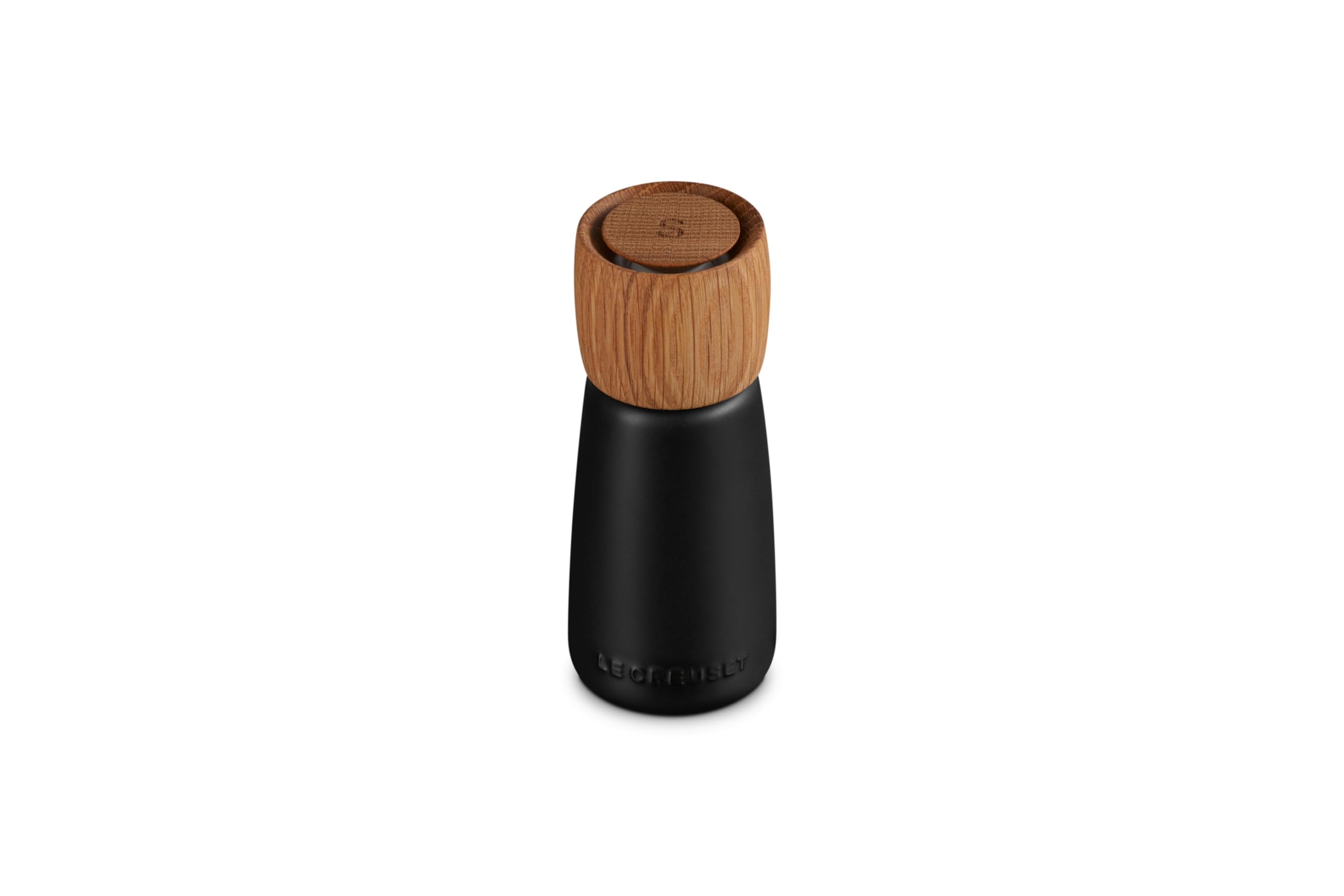 Le Creuset Alpin Salzmühle aus Steingut, 17,8 cm, Lakritz
