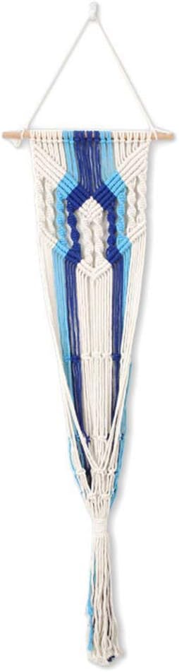 Handwoven Cotton Rope Hammock Wall Hanging - Indoor Outdoor Tapestry Home Decoration