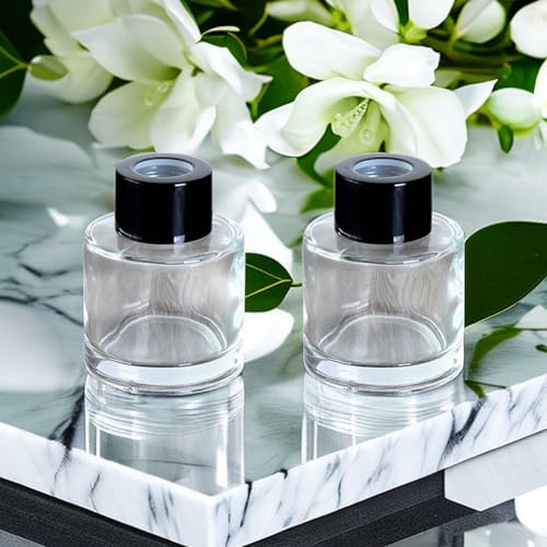 Set de 2 frascos difusores de vidrio 50 ml miniatura 5