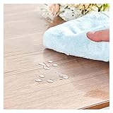 Protector Suelo Claro Alfombrilla Transparente,Protector Suelo,Antideslizante Durable for Protector de Alfombra for Piso Duro,Estera for Silla de Oficina Hogar,Grueso 2mm, 30/40/50/60/70cm de ancho An